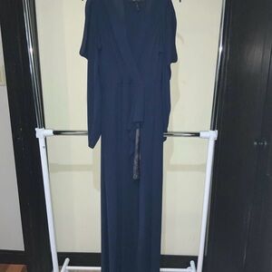 BCBGMaxAzria Deep Blue V-Neck Dress
